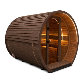 2.6m Tønde sauna termotræ