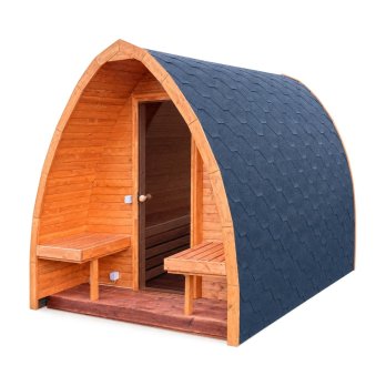 Sauna med brændeovn